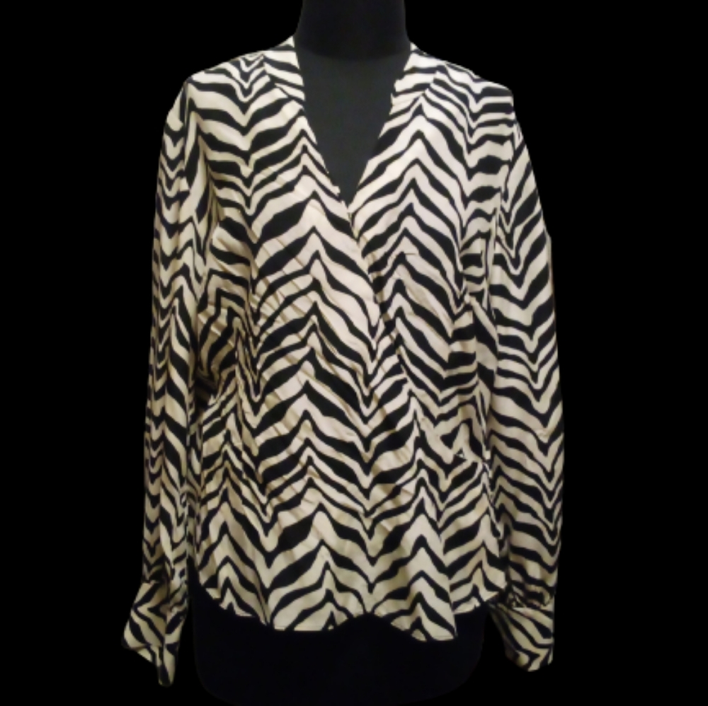Silk dress blouse
